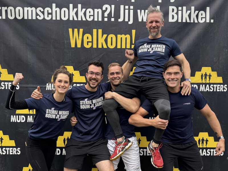 Het team van Stdesign tijdens een teambuilding sessie in Mayrhofen